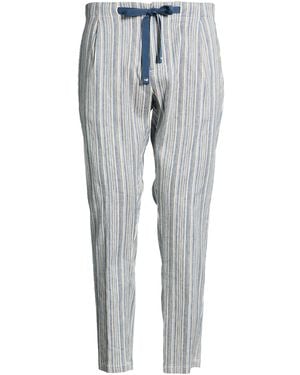 Entre Amis Pants Linen, Cotton, Elastane - Gray