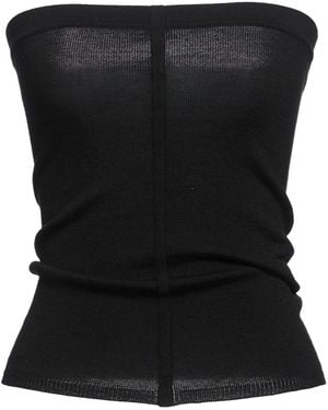 Rick Owens Top Cashmere - Black