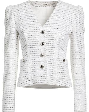 Alessandra Rich Jacket Polyamide, Cotton, Polyester - White