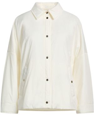 Herno Cream Jacket Polyamide, Polyurethane - White