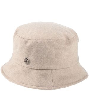 Maison Michel Hat Cashmere - Natural