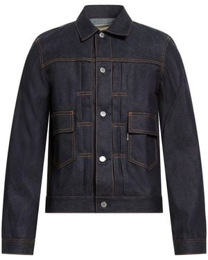 Maison Kitsuné Denim Outerwear Cotton - Blue