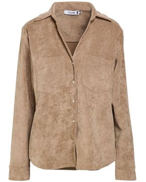 Please Sand Shirt Polyester, Polyamide, Elastane - Natural