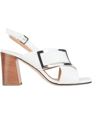 Sergio Rossi Sandals Leather - White