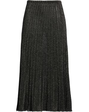 Roberto Collina Midi Skirt Viscose, Polyester - Black