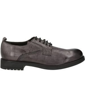 JP/DAVID Charcoal Lace-Up Shoes Leather - Brown