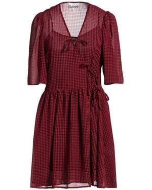 Ganni Mini Dresses - Red