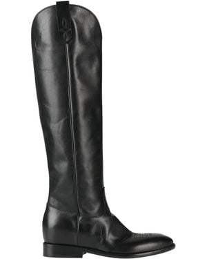 Strategia Boot Leather - Black