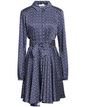 Rebel Queen Mini Dress Polyester - Blue