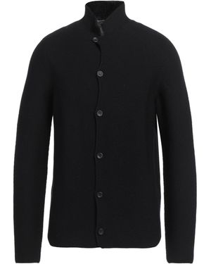 Hannes Roether Cardigan Merino Wool - Black