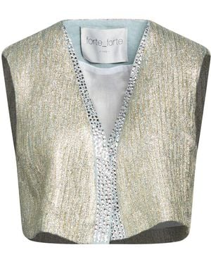 forte_forte Couture-Weste - Grau