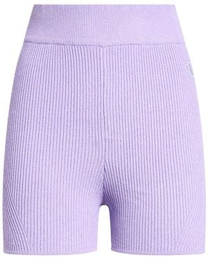 Calvin Klein Shorts & Bermuda Shorts Viscose, Polyester - Purple