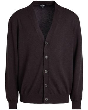 Giorgio Armani Cardigan Virgin Wool - Black