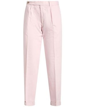 GTA IL PANTALONE Pants Cotton, Linen - Pink