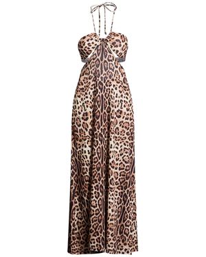 4giveness Maxi Dress Polyester, Elastane - Natural