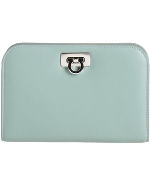 Ferragamo Light Handbag Calfskin - Blue