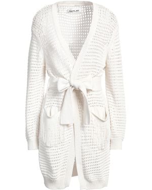 Replay Strickjacke - Weiß