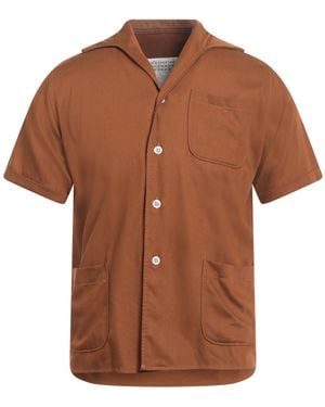 Maison Margiela Shirt Viscose, Polyester - Brown