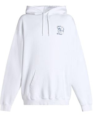 Maison Labiche Sweatshirt Organic Cotton - White