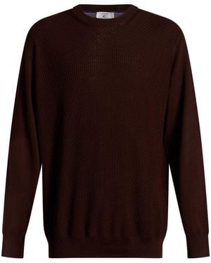 M.Q.J. Dark Sweater Wool, Acrylic - Brown