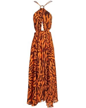 SIMONA CORSELLINI Maxi Dress - Orange