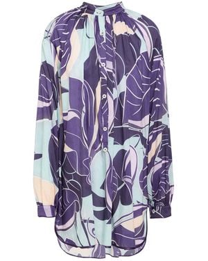 F.R.S For Restless Sleepers F.R. For Restless Sleepers Mauve Top Cotton, Silk - Blue