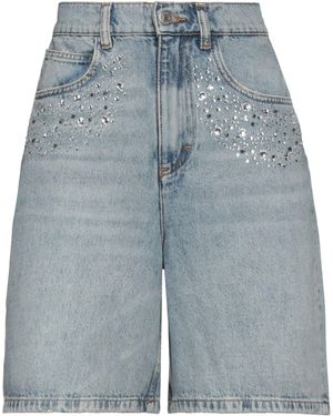 Maje Denim Shorts - Blue
