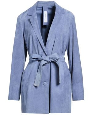 Bully Slate Jacket Leather - Blue