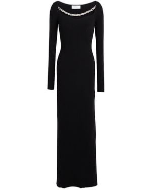 GIUSEPPE DI MORABITO Maxi Dress Merino Wool, Elastane - Black