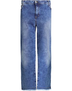 GIULIA MATILDA Jeans Cotton, Elastane - Blue