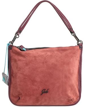 Gabs Brick Handbag Calfskin - Red