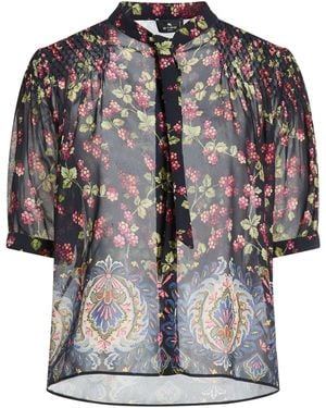 Etro Midnight Shirt Silk - Black