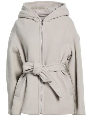 Bally Light Coat Virgin Wool, Nylon, Lambskin - Gray