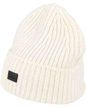 EA7 Cream Hat Wool, Polyamide - White