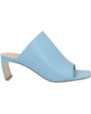 Lanvin Sandals Calfskin - Blue