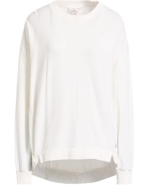 Deha Sweatshirt Cotton, Elastane - White