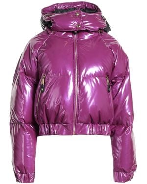 Versace Jeans Couture Doudoune Plumes Ou Synthétique - Violet