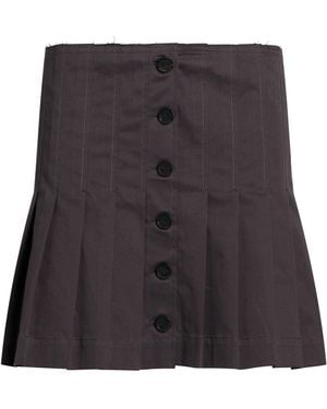 Semicouture Mini Skirt - Grey