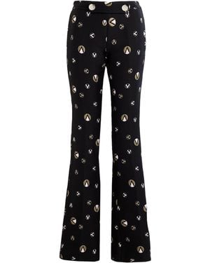 Giambattista Valli Trousers Polyester, Acrylic, Wool, Acetate, Textile Fibres - Black