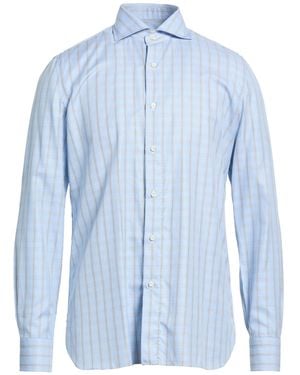 Luigi Borrelli Napoli Shirt Cotton - Blue