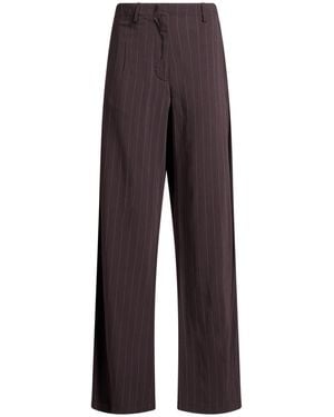 Magda Butrym Pants Wool, Polyamide - Purple