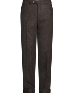 Canali Pants Wool, Elastane - Gray