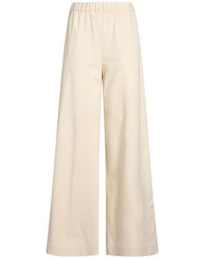 Hevò Cream Pants Cotton, Polyamide, Elastane - Natural