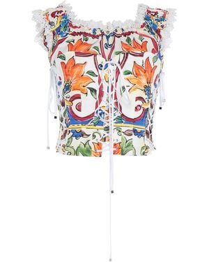 Dolce & Gabbana Top - White