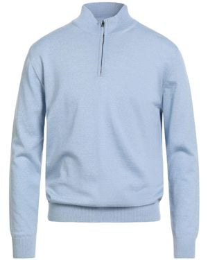 Luigi Borrelli Napoli Rollkragenpullover - Blau