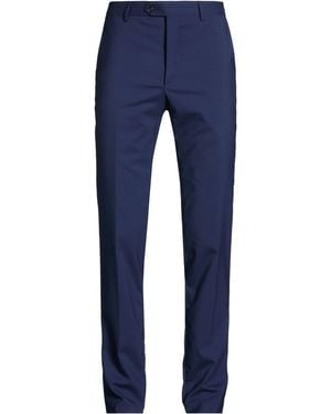 Paoloni Pants Wool, Elastane - Blue