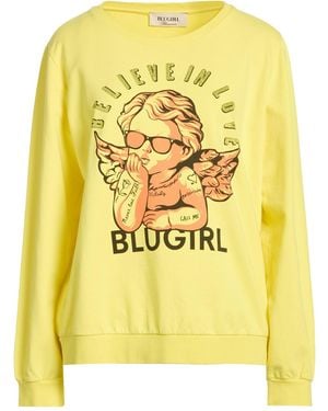 Blugirl Blumarine Sweatshirt Cotton, Elastane - Yellow