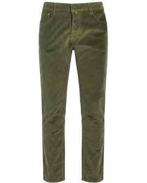 Jacob Cohen Military Trousers Cotton, Elastane - Green