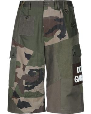 Dolce & Gabbana Military Shorts & Bermuda Shorts Cotton, Polyurethane - Grey