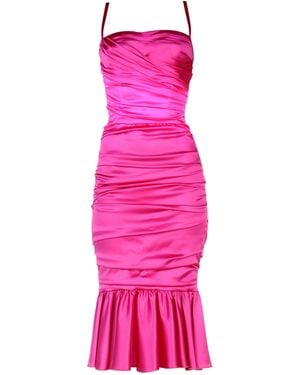 Dolce & Gabbana Vestido midi - Rosa
